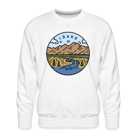 Premium Idaho Sweatshirt - Men's Sweatshirt - white
