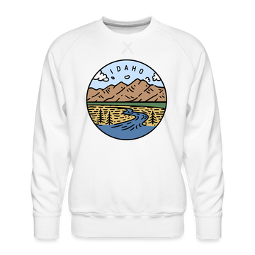 Premium Idaho Sweatshirt - Men's Sweatshirt - white