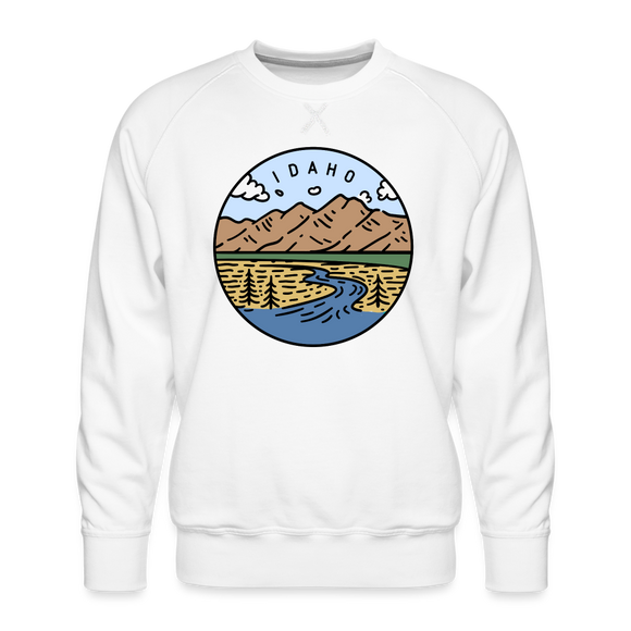 Premium Idaho Sweatshirt - Men's Sweatshirt - white