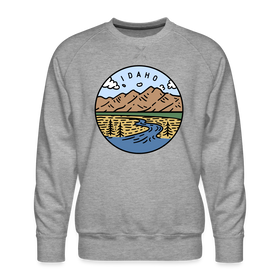 Premium Idaho Sweatshirt - Men's Sweatshirt - heather grey