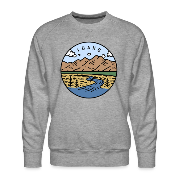 Premium Idaho Sweatshirt - Men's Sweatshirt - heather grey