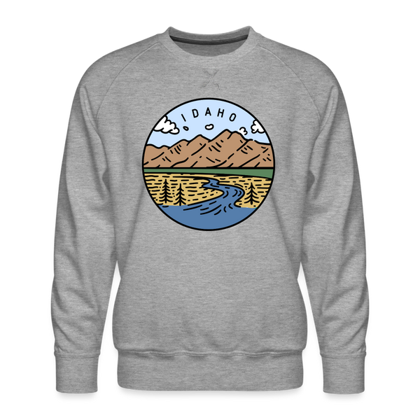 Premium Idaho Sweatshirt - Men's Sweatshirt - heather grey