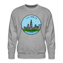 Premium Illinois Sweatshirt - Men's Sweatshirt - heather grey