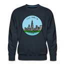 Premium Illinois Sweatshirt - Men's Sweatshirt - navy