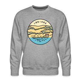 Premium Indiana Sweatshirt - Men's Sweatshirt - heather grey