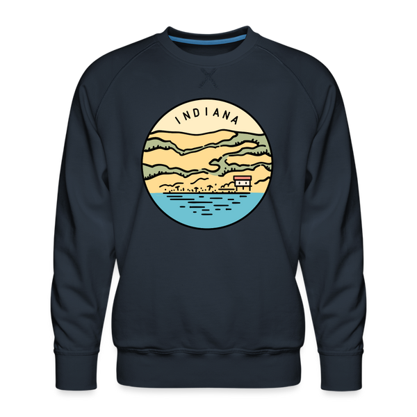 Premium Indiana Sweatshirt - Men's Sweatshirt - navy