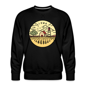 Premium Iowa Sweatshirt - Men's Sweatshirt - black