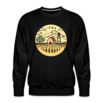 Premium Iowa Sweatshirt - Men's Sweatshirt - black