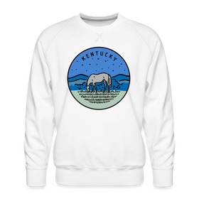 Premium Kentucky Sweatshirt - Men's Sweatshirt - white
