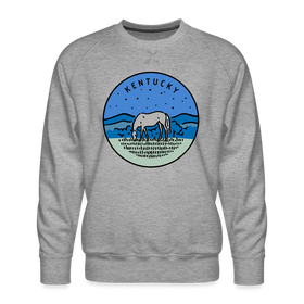 Premium Kentucky Sweatshirt - Men's Sweatshirt - heather grey