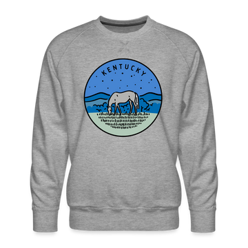 Premium Kentucky Sweatshirt - Men's Sweatshirt - heather grey