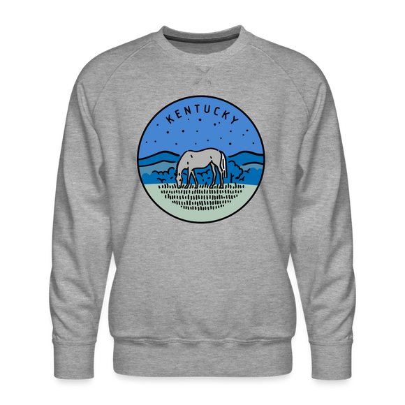 Premium Kentucky Sweatshirt - Men's Sweatshirt - heather grey