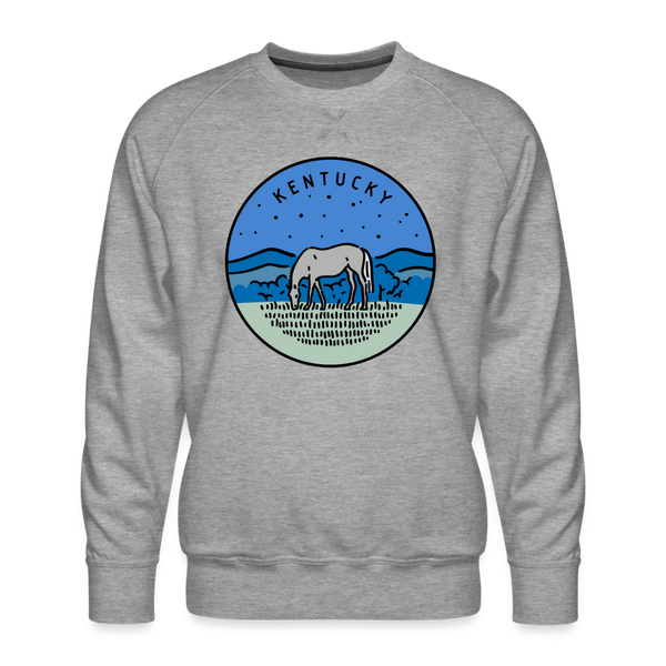 Premium Kentucky Sweatshirt - Men's Sweatshirt - heather grey