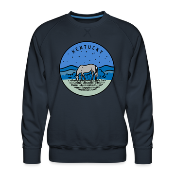 Premium Kentucky Sweatshirt - Men's Sweatshirt - navy