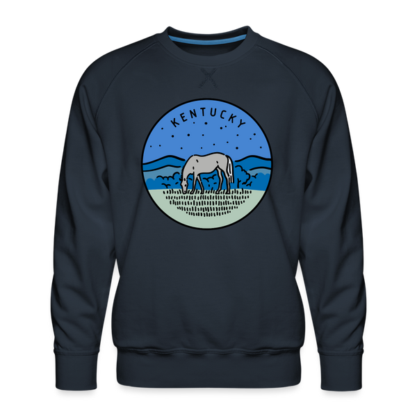 Premium Kentucky Sweatshirt - Men's Sweatshirt - navy