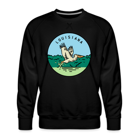 Premium Louisiana Sweatshirt - Men's Sweatshirt - black