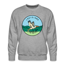 Premium Louisiana Sweatshirt - Men's Sweatshirt - heather grey