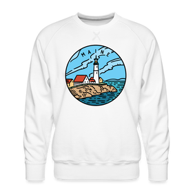 Premium Maine Sweatshirt - Men's Sweatshirt - white