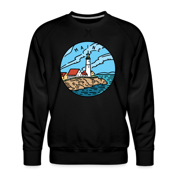 Premium Maine Sweatshirt - Men's Sweatshirt - black