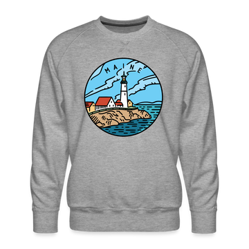 Premium Maine Sweatshirt - Men's Sweatshirt - heather grey