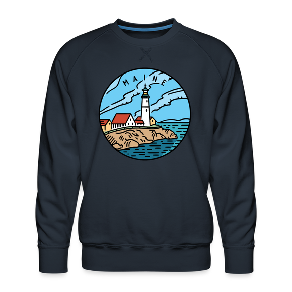 Premium Maine Sweatshirt - Men's Sweatshirt - navy