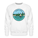 Premium Maryland Sweatshirt - Men's Sweatshirt - white