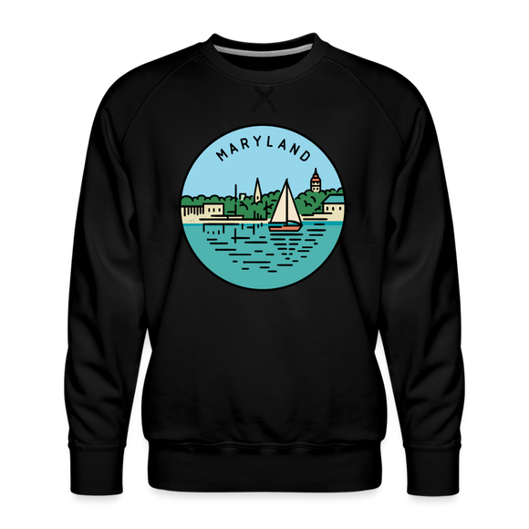 Premium Maryland Sweatshirt - Men's Sweatshirt - black