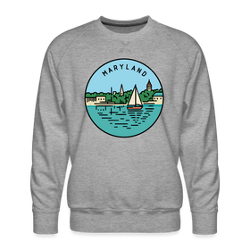 Premium Maryland Sweatshirt - Men's Sweatshirt - heather grey