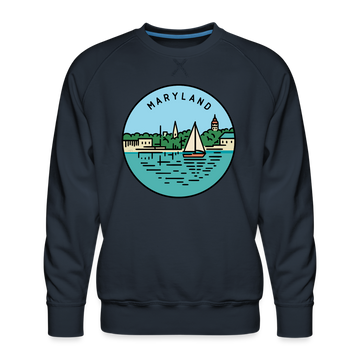 Premium Maryland Sweatshirt - Men's Sweatshirt - navy