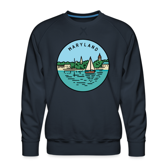 Premium Maryland Sweatshirt - Men's Sweatshirt - navy
