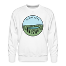 Premium Minnesota Sweatshirt - Men's Sweatshirt - white