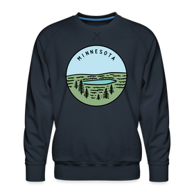 Premium Minnesota Sweatshirt - Men's Sweatshirt - navy