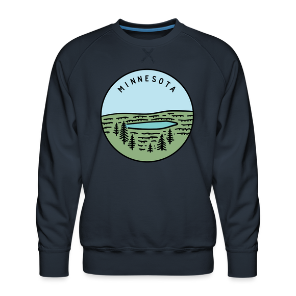Premium Minnesota Sweatshirt - Men's Sweatshirt - navy