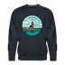 Premium Massachusetts Sweatshirt - Men's Sweatshirt - navy