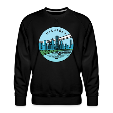 Premium Michigan Sweatshirt - Men's Sweatshirt - black