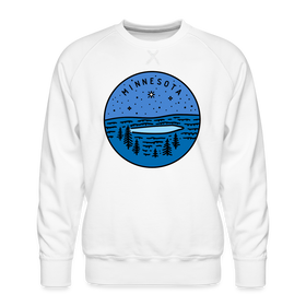 Premium Minnesota Sweatshirt - Men's Sweatshirt - white