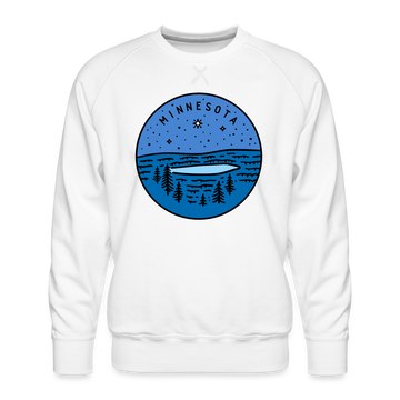 Premium Minnesota Sweatshirt - Men's Sweatshirt - white