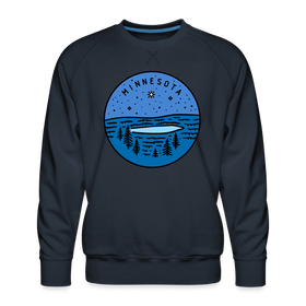 Premium Minnesota Sweatshirt - Men's Sweatshirt - navy