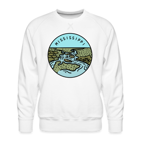Premium Mississippi Sweatshirt - Men's Sweatshirt - white
