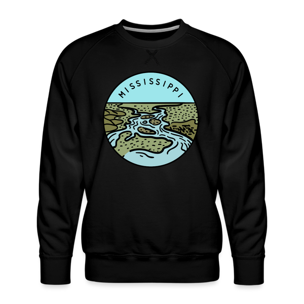 Premium Mississippi Sweatshirt - Men's Sweatshirt - black