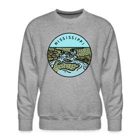 Premium Mississippi Sweatshirt - Men's Sweatshirt - heather grey