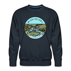 Premium Mississippi Sweatshirt - Men's Sweatshirt - navy