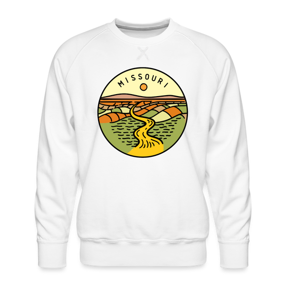 Premium Missouri Sweatshirt - Men's Sweatshirt - white