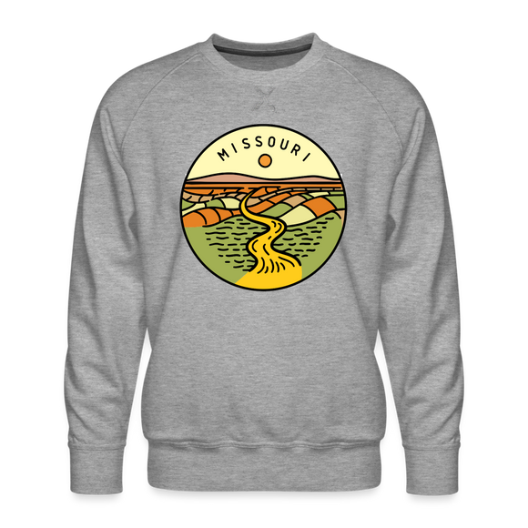 Premium Missouri Sweatshirt - Men's Sweatshirt - heather grey