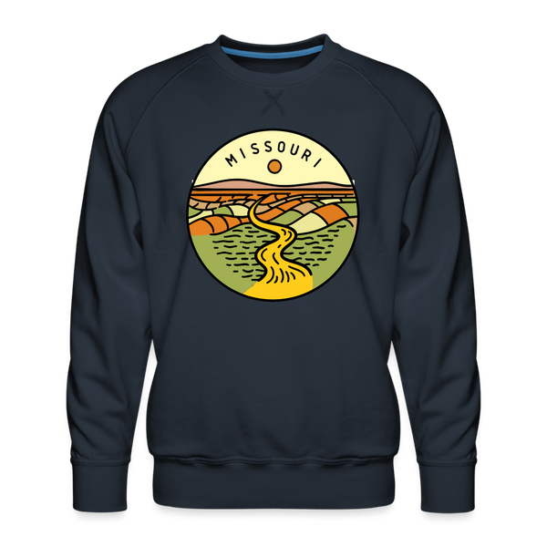 Premium Missouri Sweatshirt - Men's Sweatshirt - navy