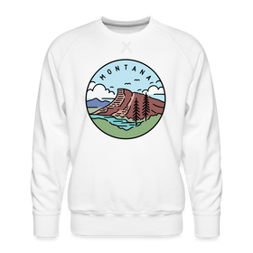 Premium Montana Sweatshirt - Men's Sweatshirt - white