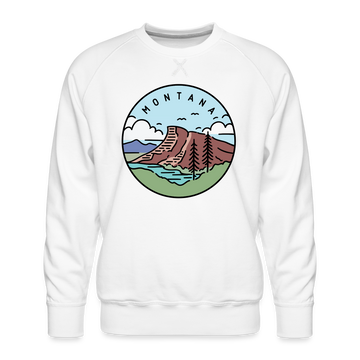 Premium Montana Sweatshirt - Men's Sweatshirt - white