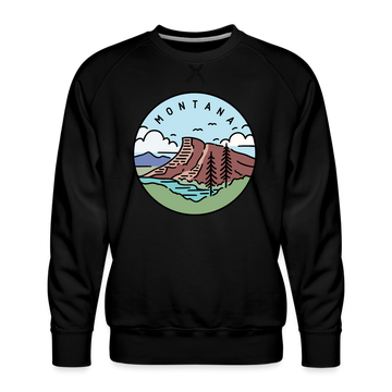 Premium Montana Sweatshirt - Men's Sweatshirt - black