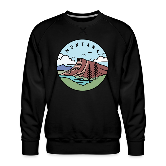 Premium Montana Sweatshirt - Men's Sweatshirt - black
