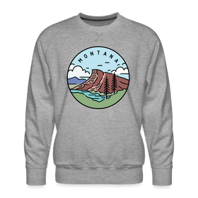 Premium Montana Sweatshirt - Men's Sweatshirt - heather grey